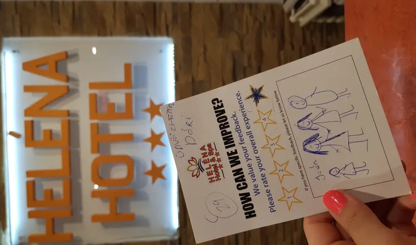 Hel�na Hotel & SPA Lev�l - M�rcius 15. 