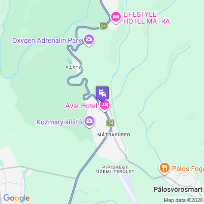 4 Évszak Erdeihotel a térképen