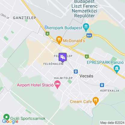 Airport Hotel Budapest a t�rk�pen