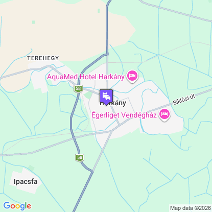 Ametiszt Hotel a t�rk�pen