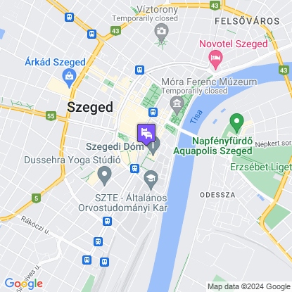 Art Hotel Szeged a t�rk�pen