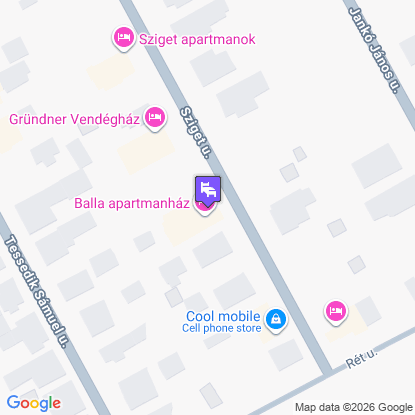 Balla Apartmanh�z a t�rk�pen