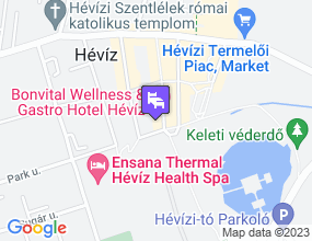 Bonvital Wellness & Gastro Hotel Hévíz a térképen