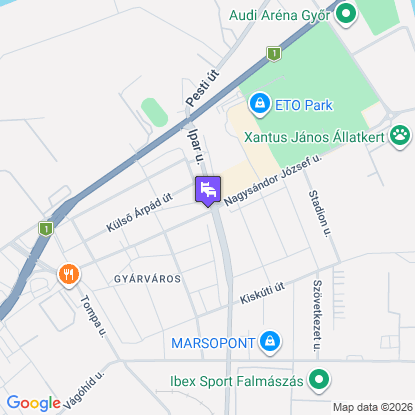 ETO Park Hotel Superior Business & Stadium a t�rk�pen