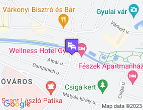 Fodor Hotel a térképen