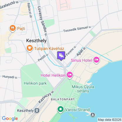 Krist�ly Hotel a t�rk�pen