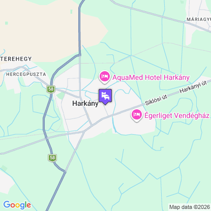 Korona Hotel Hark�ny a t�rk�pen