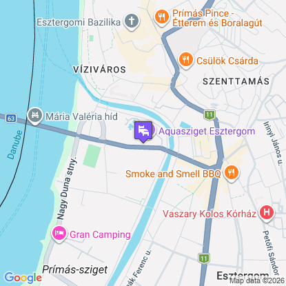 Portobello Wellness Hotel Esztergom a térképen